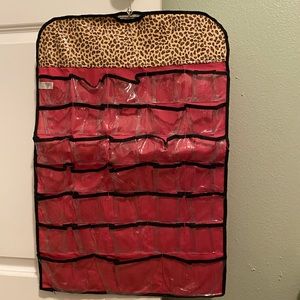 Leopard and Hot Pink Jewelry Organizer